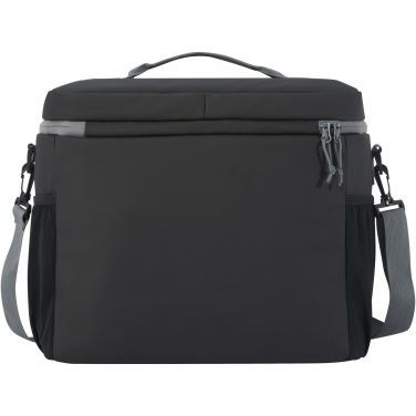Logo trade promotional giveaways image of: Aqua 20-can GRS recycled water resistant cooler bag 22L