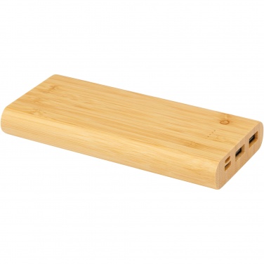 Logotrade promotional gift image of: Tulda 10.000 mAh bamboo power bank