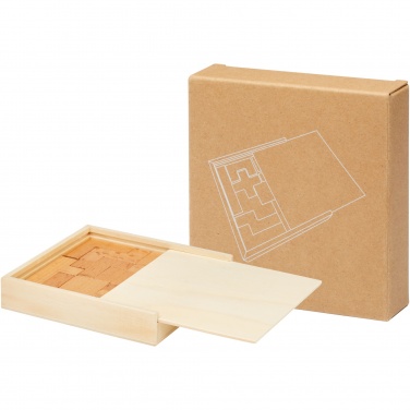 Logotrade business gift image of: Bark wooden puzzle