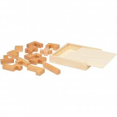 Logo trade promotional item photo of: Bark wooden puzzle