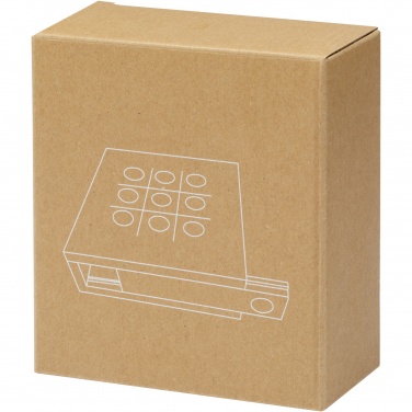 Logo trade promotional gifts image of: Strobus wooden tic-tac-toe game