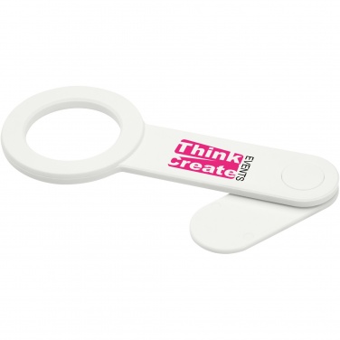 Logo trade business gift photo of: Hook recycled plastic desktop phone holder