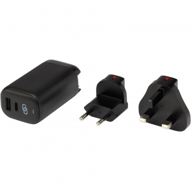 Logo trade promotional gift photo of: ADAPT 25W recycled plastic PD travel charger