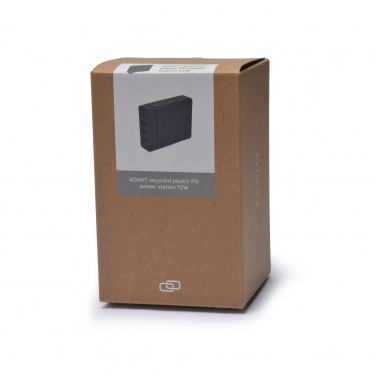 Logo trade promotional giveaways image of: ADAPT 72W recycled plastic PD power station