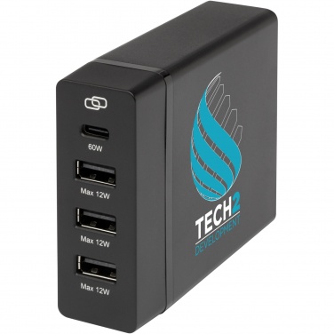 Logotrade business gift image of: ADAPT 72W recycled plastic PD power station