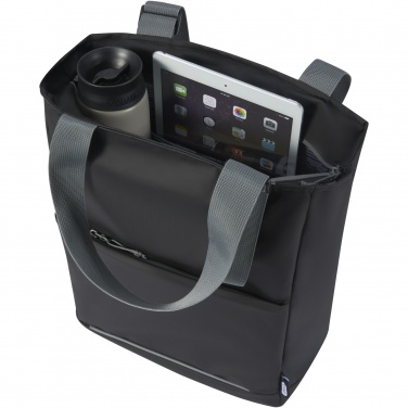 Logo trade promotional items picture of: Aqua 14" GRS recycled water resistant laptop tote bag 14L