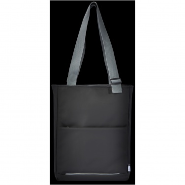 Logo trade promotional product photo of: Aqua 14" GRS recycled water resistant laptop tote bag 14L
