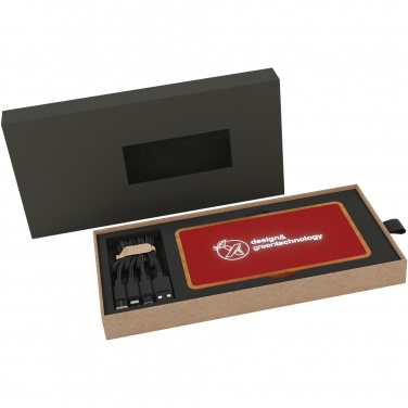 Logo trade promotional products picture of: SCX.design P36 5000 mAh light-up wireless power bank