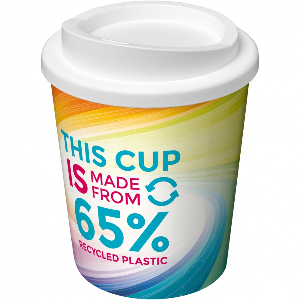 Logo trade promotional gifts image of: Brite-Americano Espresso Eco 250 ml insulated tumbler