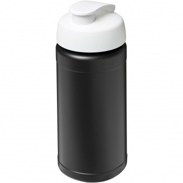 Logotrade promotional gift image of: Baseline 500 ml recycled sport bottle with flip lid