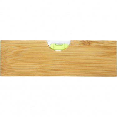 Logotrade promotional giveaway image of: Flush bamboo spirit level with bottle opener