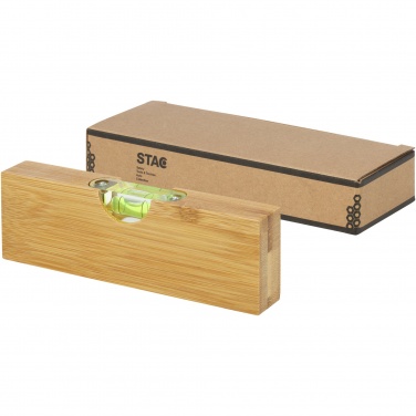 Logotrade promotional item picture of: Flush bamboo spirit level with bottle opener