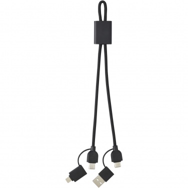 Logotrade promotional products photo of: Connect 6-in-1 RCS recycled aluminium 45W quick charge & data transfer cable