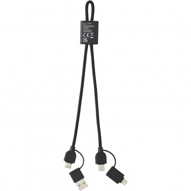 Logotrade promotional items photo of: Connect 6-in-1 RCS recycled aluminium 45W quick charge & data transfer cable