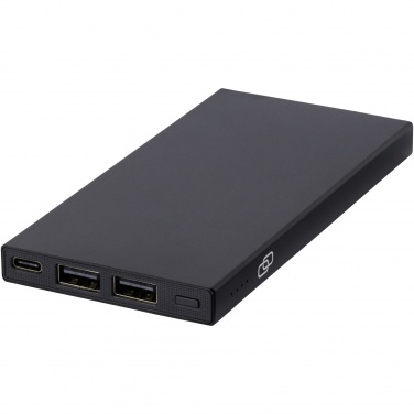 Logotrade promotional giveaway image of: Connect 5000 mAh recycled aluminium power bank 