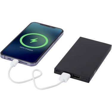 Logo trade promotional item photo of: Connect 5000 mAh recycled aluminium power bank 