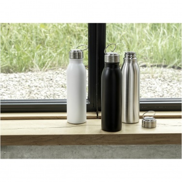 Logotrade business gifts photo of: Harper 700 ml RCS certified stainless steel water bottle with metal loop
