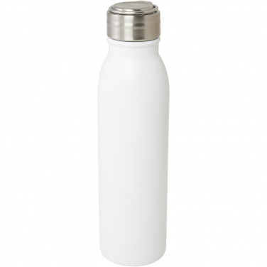 Logo trade promotional merchandise picture of: Harper 700 ml RCS certified stainless steel water bottle with metal loop