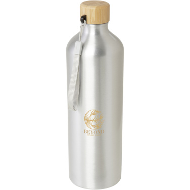Logo trade advertising products picture of: Malpeza 1000 ml RCS certified recycled aluminium water bottle