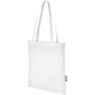 Logotrade advertising product image of: Zeus GRS recycled non-woven convention tote bag 6L