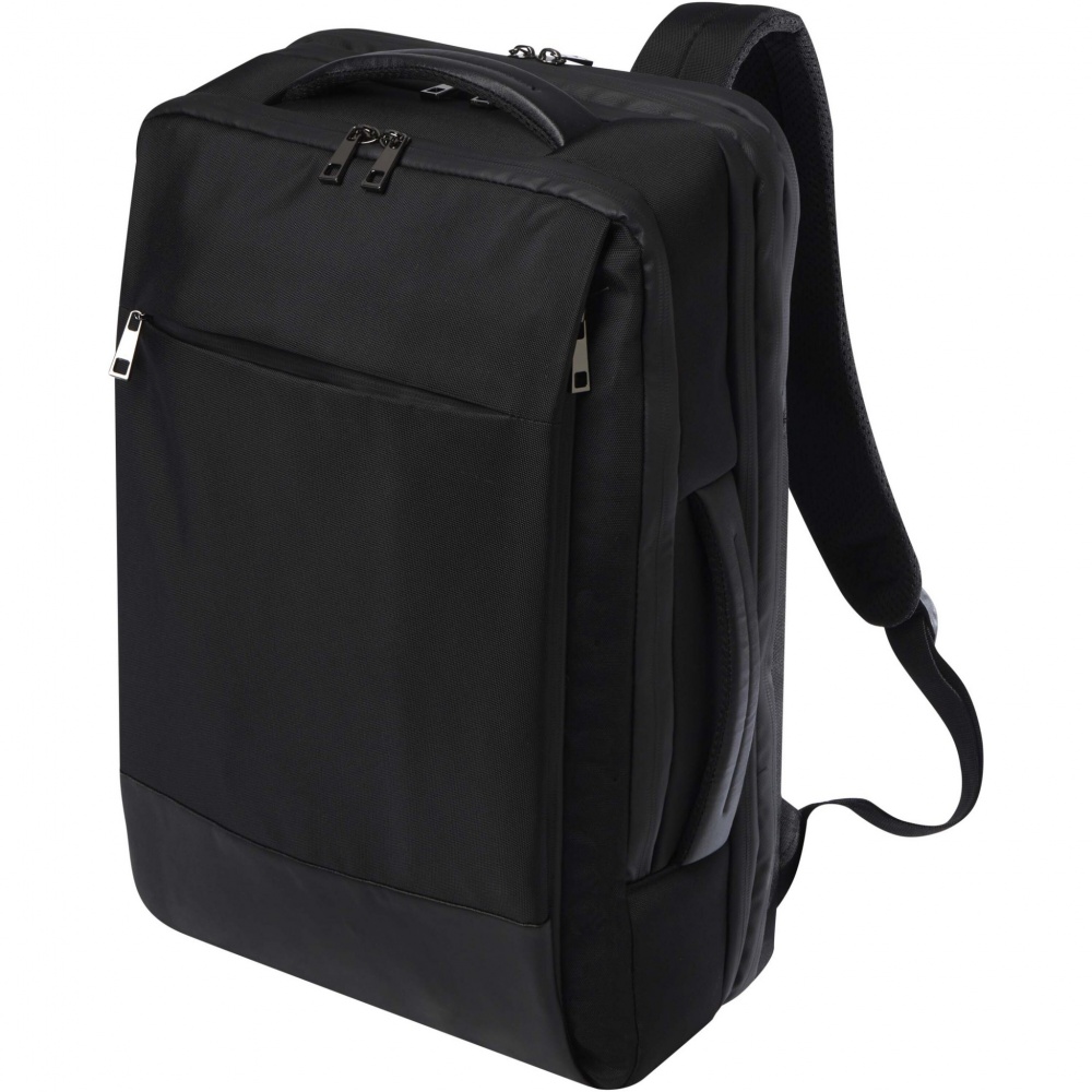 Logotrade promotional gift image of: Expedition Pro 17" GRS recycled expandable laptop backpack 35L