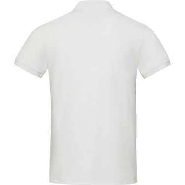 Logo trade promotional giveaways picture of: Emerald short sleeve unisex Aware™ recycled polo