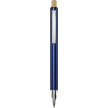 Logotrade advertising product picture of: Cyrus recycled aluminium ballpoint pen (blue ink)