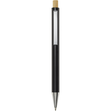 Logotrade advertising product image of: Cyrus recycled aluminium ballpoint pen (black ink)