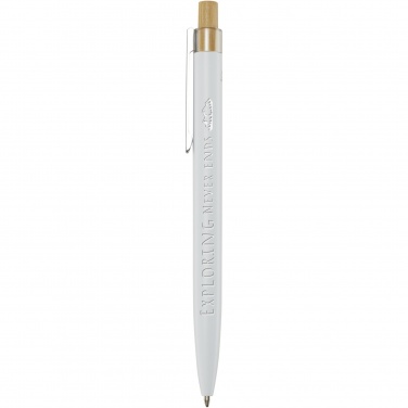Logotrade promotional product image of: Nooshin recycled aluminium ballpoint pen  (blue ink)