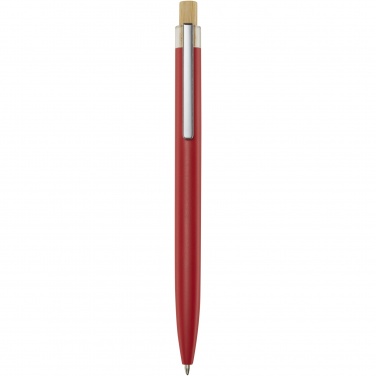 Logo trade corporate gifts picture of: Nooshin recycled aluminium ballpoint pen  (blue ink)