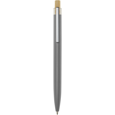 Logo trade promotional gift photo of: Nooshin recycled aluminium ballpoint pen (black ink)