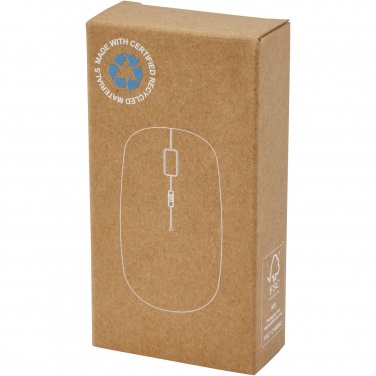 Logotrade promotional giveaway picture of: Menlo RCS recycled plastic wireless mouse 