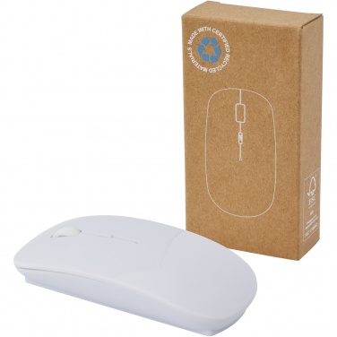 Logotrade corporate gift picture of: Menlo RCS recycled plastic wireless mouse 