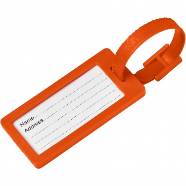 Logo trade advertising products picture of: River recycled window luggage tag