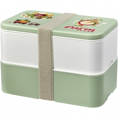 Logo trade promotional product photo of: MIYO Renew double layer lunch box
