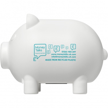Logotrade promotional products photo of: Oink recycled plastic piggy bank
