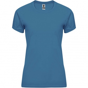 Logo trade promotional giveaways image of: Bahrain short sleeve women's sports t-shirt