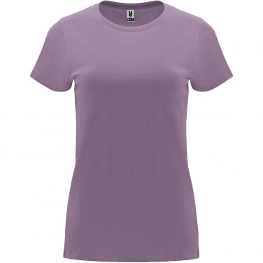 Logo trade promotional giveaway photo of: Capri short sleeve women's t-shirt