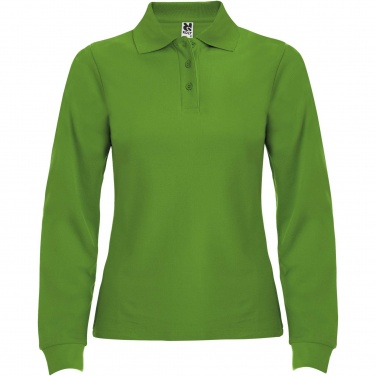 Logo trade corporate gifts image of: Estrella long sleeve women's polo