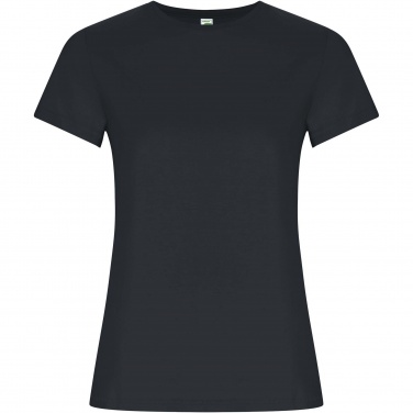 Logo trade promotional giveaways image of: Golden short sleeve women's t-shirt