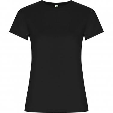 Logo trade promotional gift photo of: Golden short sleeve women's t-shirt