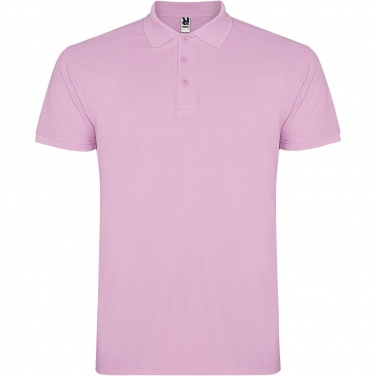 Logo trade promotional giveaways picture of: Star short sleeve men's polo