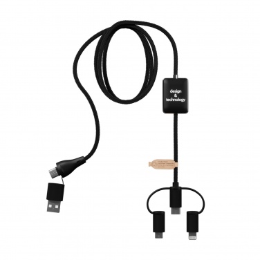 Logo trade business gift photo of: SCX.design C48 CarPlay 5-in-1 charging cable 
