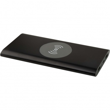 Logo trade promotional gift photo of: Juice 8000 mAh Type-C recycled aluminium wireless power bank