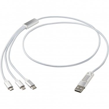 Logotrade advertising product image of: Versatile 5-1 recycled aluminium charging cable