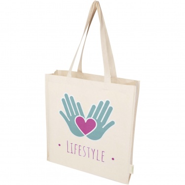 Logotrade promotional product picture of: Orissa 180 g/m² organic full gusset tote bag 14L