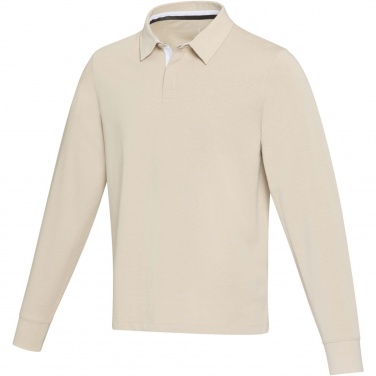 Logotrade advertising products photo of: Clyde unisex organic rugby polo sweatshirt