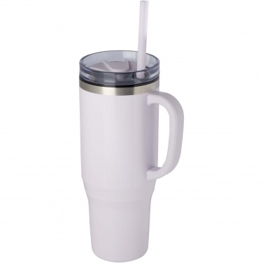 Logotrade promotional merchandise picture of: Melbourne 1200 ml RCS certified insulated tumbler with straw