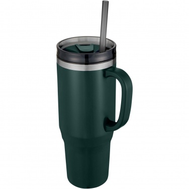 Logo trade promotional gift photo of: Melbourne 1200 ml RCS certified insulated tumbler with straw