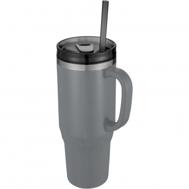 Logotrade promotional gift image of: Melbourne 1200 ml RCS certified insulated tumbler with straw